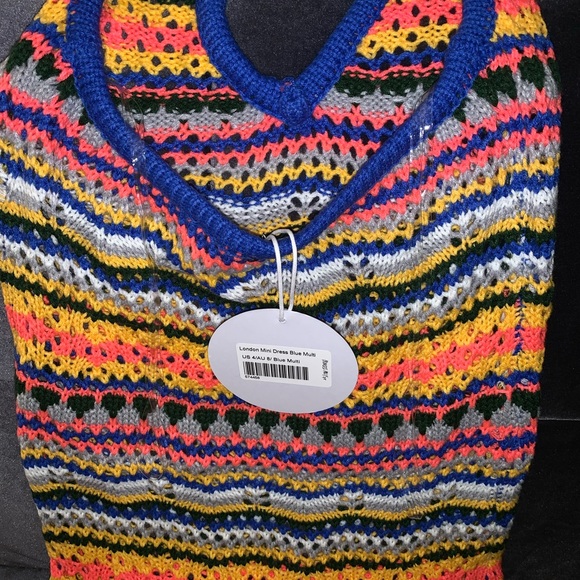 Rainbow Knit Minidress/Cover Up - Picture 3 of 4